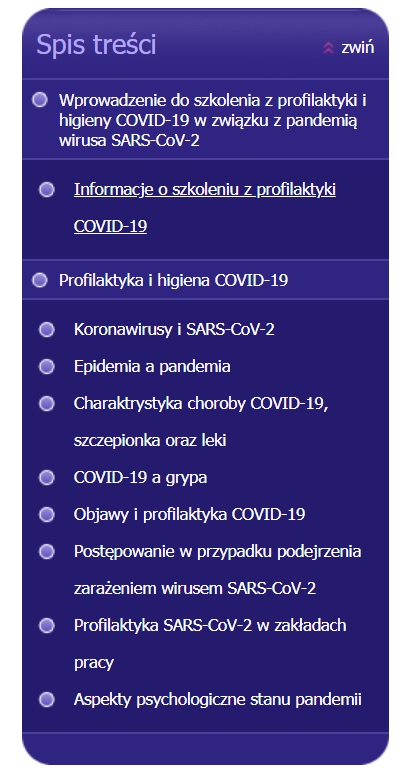 Profilaktyka i higiena COVID-19 w związku z pandemią wirusa SARS-CoV-2 Profilaktyka i higiena COVID-19 w związku z pandemią wirusa SARS-CoV-2